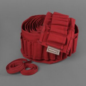 Rode Bloemenband voor om de uitvaartkist