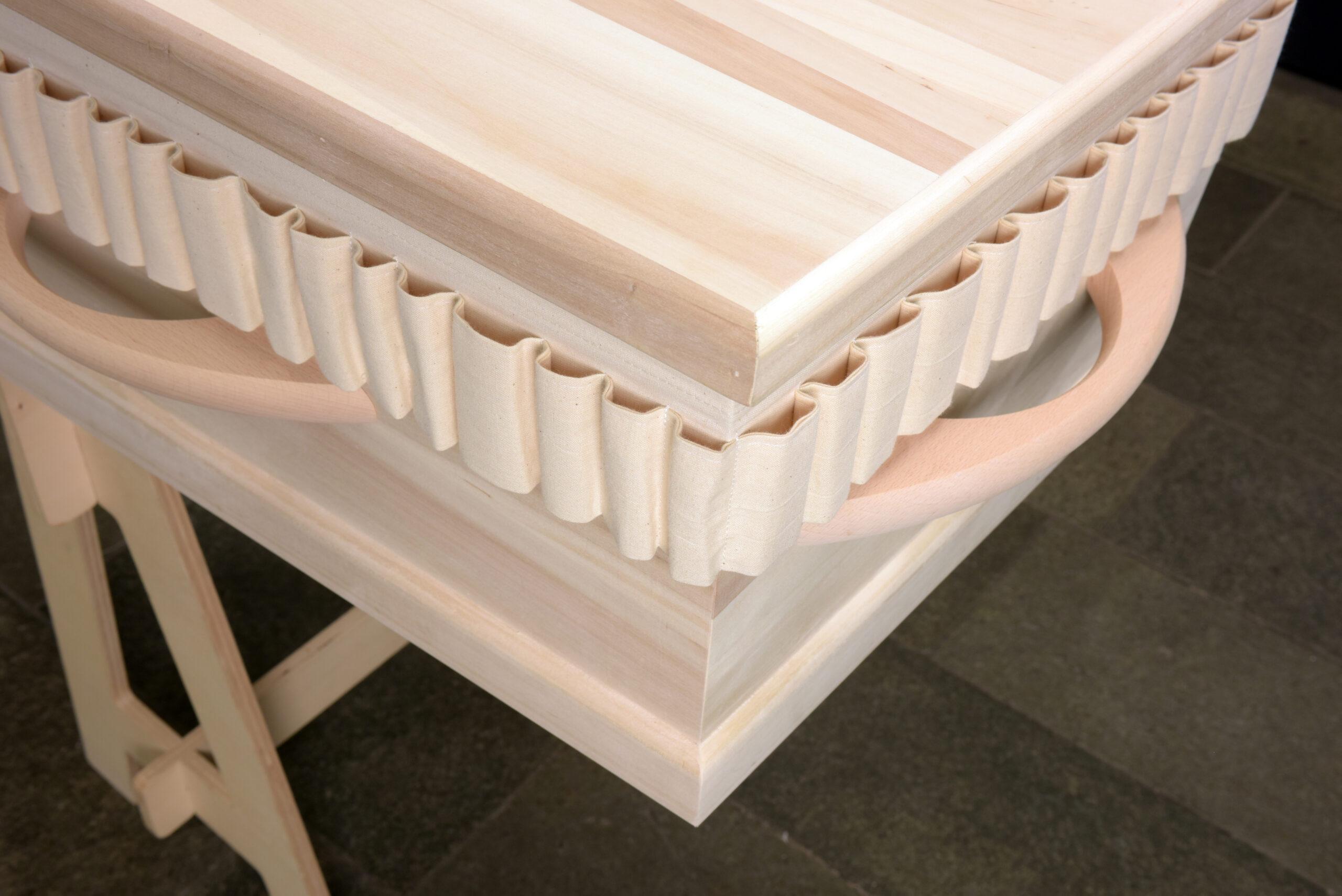 Bloemenband Ongebleekt Katoen voor om de uitvaartkist - Afbeelding 6