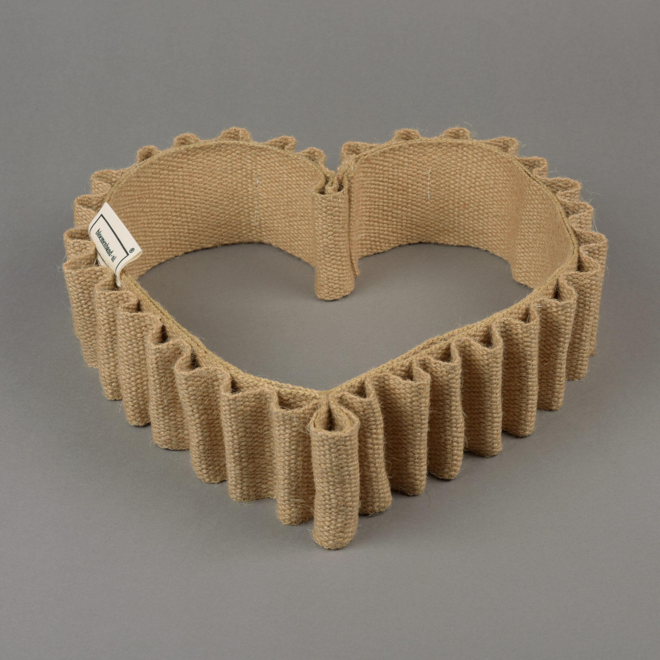 Bloemenband-Hart voor op de uitvaartkist