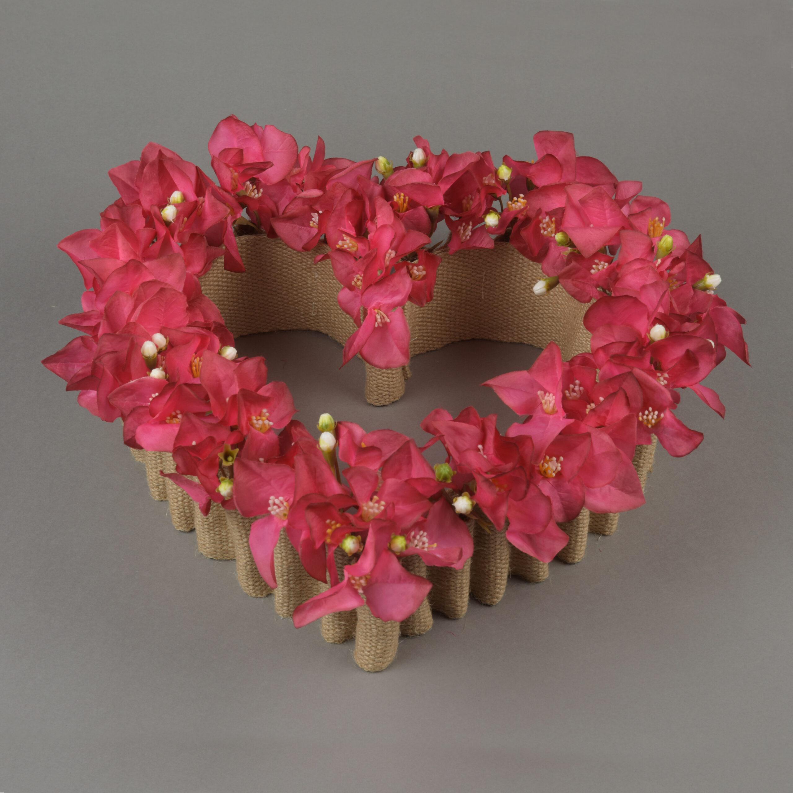 Bloemenband-Hart voor op de uitvaartkist - Afbeelding 2