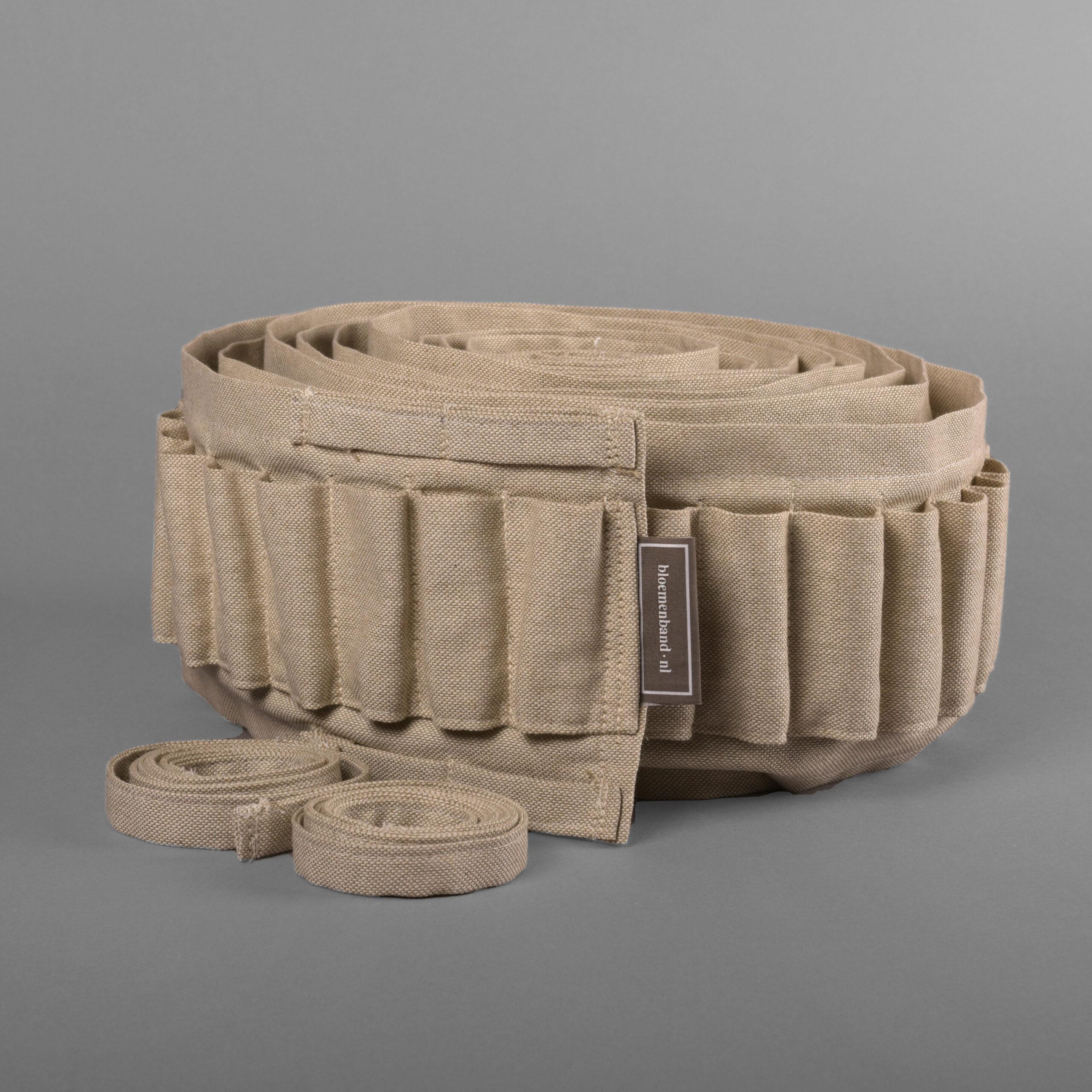 Herbruikbare Bloemenband met linnenlook textiel voor om de uitvaartkist - Afbeelding 2