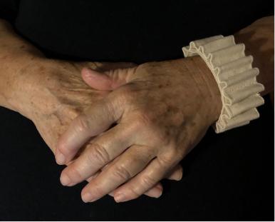 Polsband MaDeLiefste Ongebleekt Katoen voor de uitvaart of condoleance - Afbeelding 2